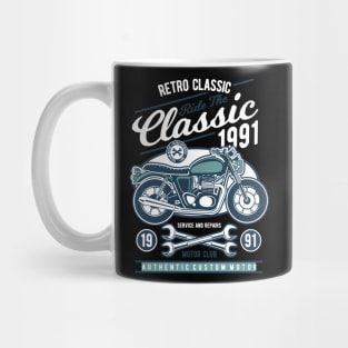 Retro Classic Motorcycle, Vintage Retro Classic Mug